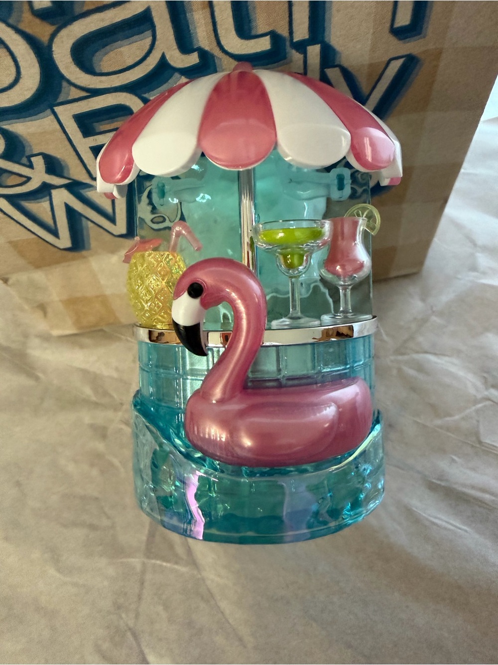 BBW New 2026 Pink Flamingo with Tropical Drinks Wallflower Plug In